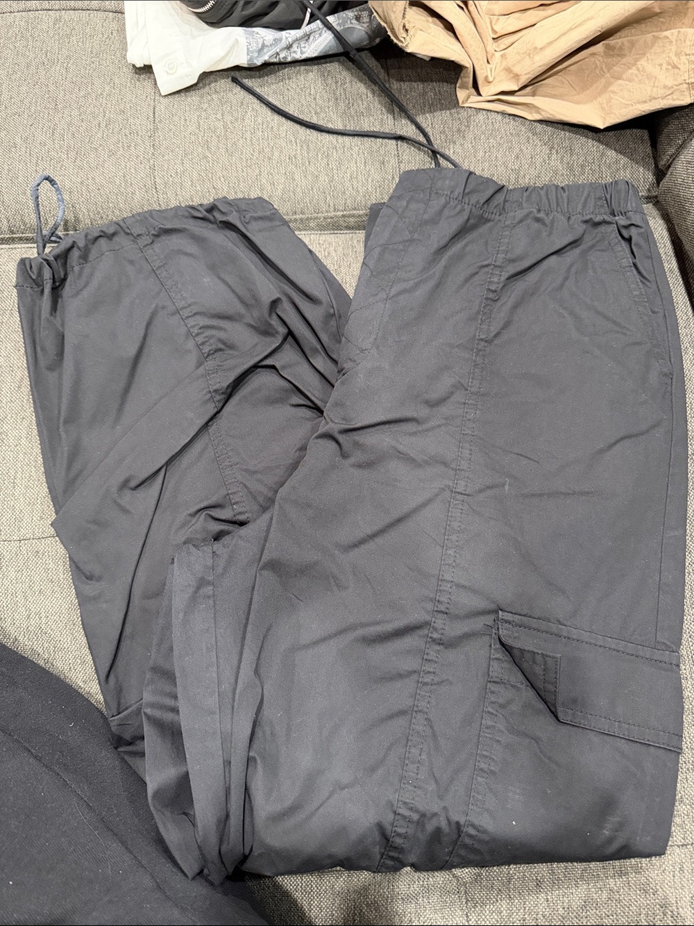 Zara Black Track Jogger Pants